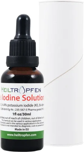 Miniatura 5 de 2.2% Solución de Yodo de Lugol 1 Fl Oz - 30 ml Ingredientes de Grado Farmacéutico Tercera Parte Testada Solución de Lugol Hecha con Yodo