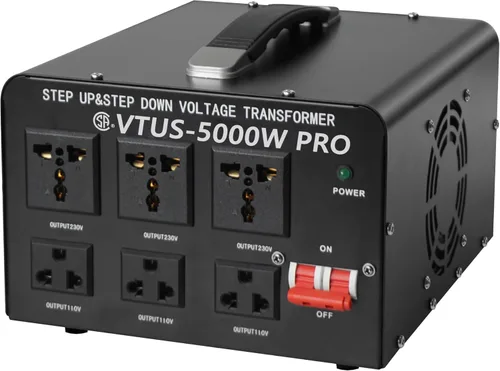 Miniatura 11 de Cantonape Convertidor de transformador de voltaje de 800 vatios de aumento y bajada de 110-120 voltios a 220-240 voltios y de 220-240 voltios a