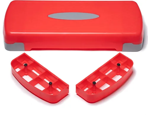 Miniatura 8 de PRISP Plataforma ajustable para ejercicios – 2 niveles (4''/6'') 26" Fitness Stepper para entrenamientos aeróbicos