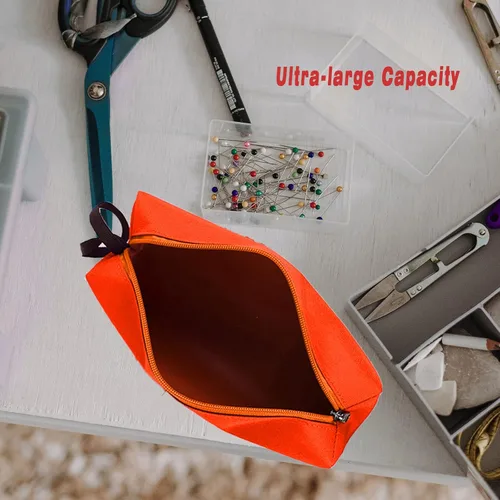 Miniatura 6 de FASTECH Paquete de 1 Bolsa de Herramientas con Cremallera, Pequeñas Bolsas con Cremallera/Bolsa Multiusos para Herramientas Tipo Tote, Organizador
