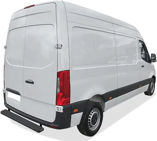 Miniatura 6 de APS Barra de paso trasero Nerf compatibles con Dodge Sprinter 2007-2009 camioneta de tamaño completo y Mercedes-Benz Sprinter 10-26
