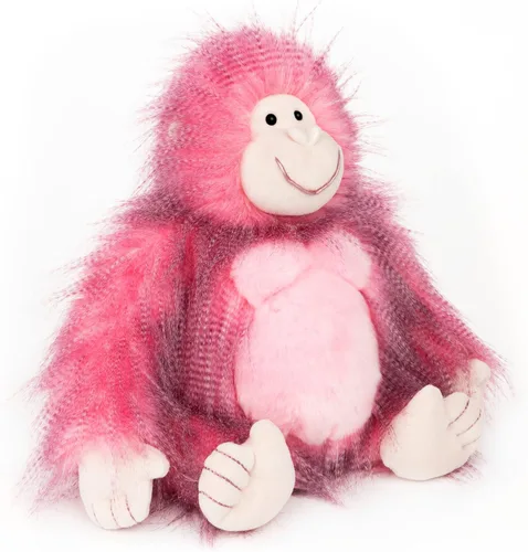 Miniatura 2 de GUND Colección Fab Pals, gorila Ramona, animal de peluche de mono de peluche para edades de 1 año en adelante, rosa, 11.5 pulgadas Gorilla