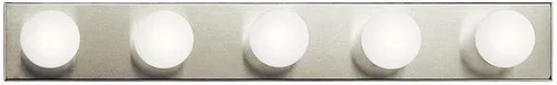 Miniatura 12 de Kichler Baño lineal 624NI de 24 pulgadas, níquel cepillado