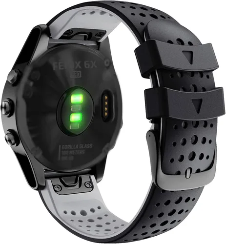 Miniatura 8 de Abanen Correa de reloj de silicona para Garmin Fenix 8 2.008 in, epix Pro de 2.008 in, Instinct 2X / Instinct 3 de 1.77 pulgadas, ajuste rápido 26