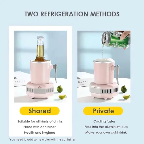 Miniatura 6 de Nueva taza de enfriamiento rápido Rrink 2023, enfriador de agua de bebida rápida, enfriadores pequeños portátiles para viajes, enfriador de latas