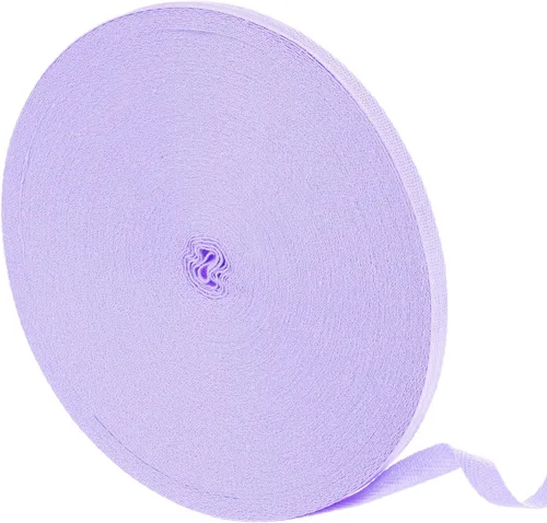 Miniatura 9 de uxcell Cinta de sarga de algodón de 50 yardas, cinta de espiga de 3/8 pulgadas para coser ropa, manualidades (azul)