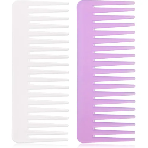 Miniatura 8 de Patelai Peine de Dientes Anchos Peine Grande Desenredante de Cabello para Cabello Rizado, Húmedo y Seco, Accesorios Desenredantes Sin Mango