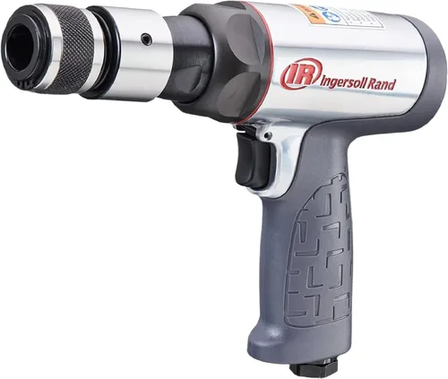 Miniatura 14 de Ingersoll Rand 135MAXK Martillo Neumático de Cambio Rápido con Reducción de Vibración, Juego de Cincel de 5 Piezas, 2,600 BPM, Carrera de 3