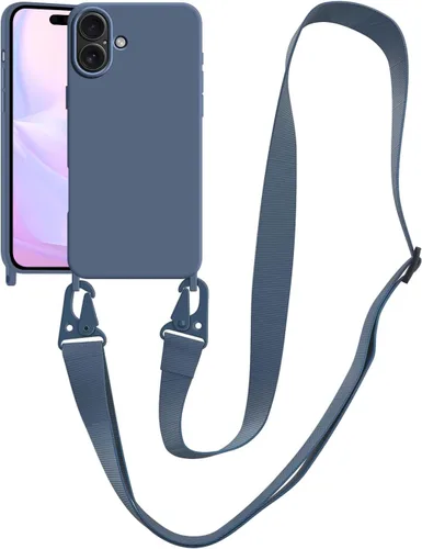 Miniatura 32 de Funda compatible con iPhone 13 con correa, funda cruzada para iPhone con cordón, ajustable, a prueba de golpes, protección contra caídas, funda