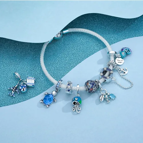 Miniatura 5 de Annmors Charms for Bracelets 925 Sterling Silver Flower Nature & Animal Dangle for Women Bracelet & Necklace Pendant
