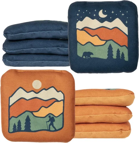 Miniatura 26 de Play Platoon Tournament Series Bolsas de Cornhole - Bolsas de Estilo Profesional de Doble Cara con Lado Resbaladizo y Pegajoso - Juego de 8