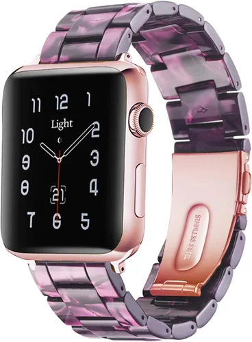 Miniatura 19 de Bandas para Apple Watch Light House - Correas de resina ligera de moda para iWatch para mujeres y hombres 38mm/40mm/41mm/42mm (Series 11 10)