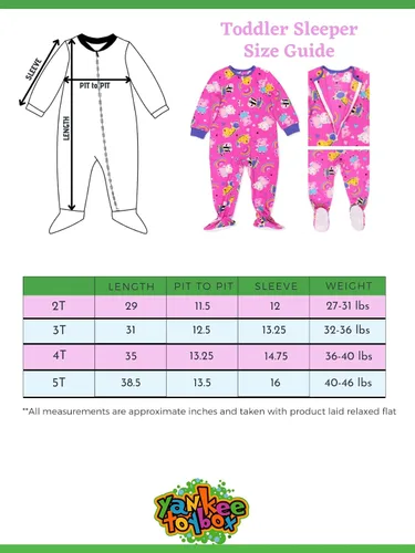 Miniatura 2 de Peppa Pig Pijama para dormir con pies para niños pequeños