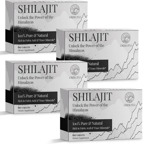 Miniatura 13 de Shilajit Tablets 1000 MG, 100% orgánico del Himalaya, suplemento Shilajit rico en ácido fúlvico y minerales traza para hombres y mujeres, energía