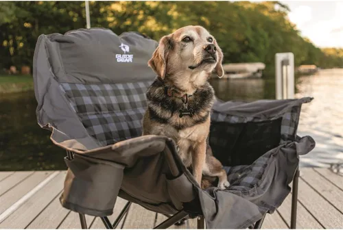 Miniatura 2 de Guide Gear - Silla de campamento acolchada extragrande de gran tamaño, portátil, plegable, apta para exteriores, adultos, hombres y mujeres, resiste