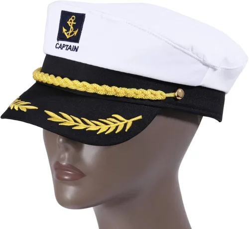 Miniatura 7 de Sombrero de capitán yate, gorra de navegación, ajustable, marinero, almirante marino, cosplay, sombrero para hombres, mujeres y niños, accesorios