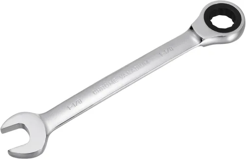 Miniatura 6 de uxcell Llave combinada de carraca de 3/4 de pulgada SAE, 72 dientes, 12 puntos, llave combinada de carraca de extremo cuadrado, herramientas