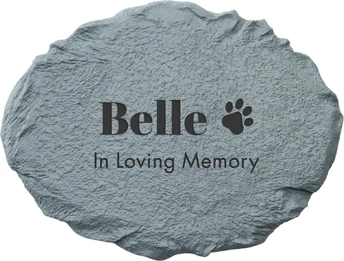 Miniatura 29 de Let's Make Memories Piedra conmemorativa personalizada para mascotas Forever Friend - Perro - Marcador de jardín de condolencias Perro - Angel