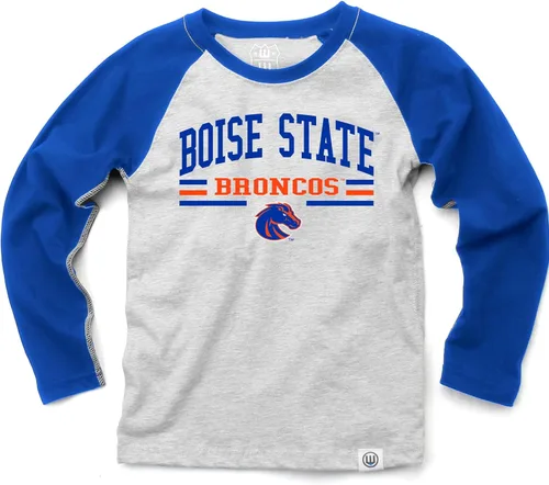 Miniatura 49 de Wes and Willy NCAA playera raglán de manga larga para niños