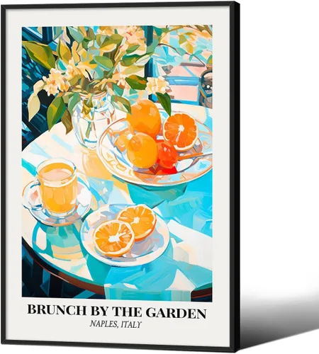 Miniatura 27 de Póster de pintura al óleo colorida de ventana abierta, arte de pared abstracto impresionista famoso y moderno, impresiones de lienzo estético