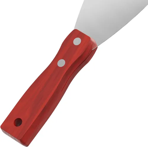 Miniatura 4 de Cuchillo de masilla, herramienta raspadora de acero inoxidable de 3 pulgadas, cuchillos de metal con mango de madera para paneles de yeso