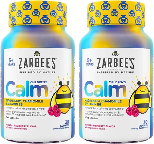 Miniatura 7 de Zarbee's Naturals - Gomitas calmantes para niños, magnesio para niños a partir de 5 años, sin melatonina, apoyo para una mente y cuerpo tranquilos
