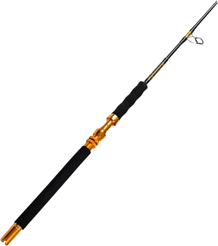 Miniatura 2 de Fiblink Caña de pescar pesada Jigging de agua salada de 1 pieza (30-50 lb/50-80 lb/80-120 lb, 5 pies 6 pulgadas)