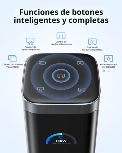 Miniatura 5 de RayCue Estación de acoplamiento USB C, pantalla triple 15 en 1 con 5 botones de acceso directo, pantalla inteligente, DP y HDMI, 10G USB A/C