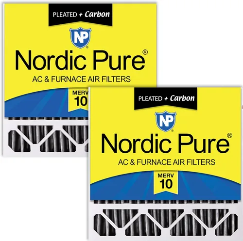 Miniatura 10 de Nordic Pure 20 x 20 x 5 (19_5/8 x 19_7/8 x 4_3/8) Honeywell/Lennox MERV 12 filtros de aire de repuesto, 2