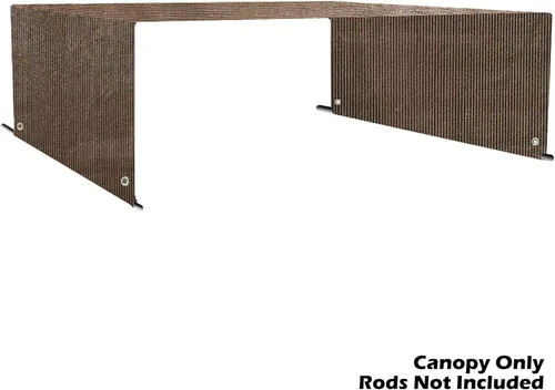 Miniatura 3 de Cubierta de sombra para pérgola – Toldo de repuesto para pérgola con paño de sombra transpirable para pérgola de 10 x 10 y 12 x 10 pies