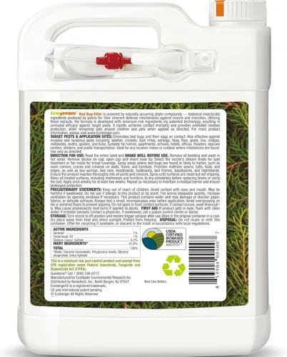 Miniatura 8 de EcoVenger (anteriormente EcoRaider) Mata insectos con rociador remoto de 1 galón – Mata al 100% todas las etapas al contacto, mata insectos
