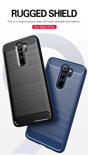 Miniatura 8 de Asuwish Funda de teléfono para Xiaomi Redmi Note 8 Pro con protector de pantalla de vidrio templado y accesorios para celulares, silicona TPU suave