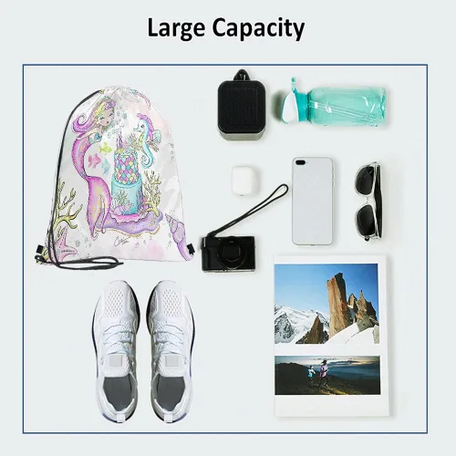 Miniatura 3 de Beabes Bolsas con cordón abstracto Mochila Bolsa de gimnasio Bolsa de cordón, Multi-a218, Mochilas de viaje