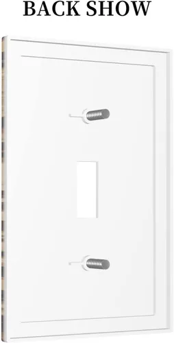 Miniatura 164 de Placa de Interruptor de Luz Azul de 1 Gang, Placa de Pared Decorativa de Palanca Individual, Cubierta de Placa de Pared de Palanca, Placa Frontal