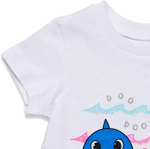 Miniatura 4 de Pinkfong Conjunto de camiseta y pantalones cortos para niñas de Baby Shark