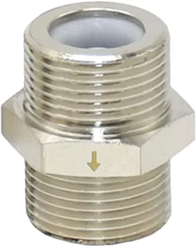 Miniatura 4 de Válvula de retención de rosca plateada de 3/4 pulgadas, conector de válvula de 1 vía roscado macho hembra de latón, adecuado para tanque de agua