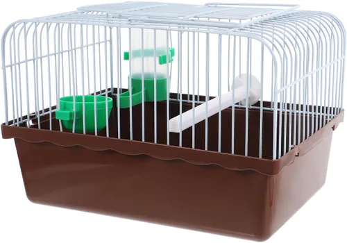 Miniatura 12 de VANZACK Jaula portátil para loros, periquitos, periquitos, viajes, portador de aves, accesorios para pájaros, portador de aves de viaje, pequeño