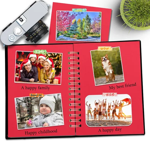 Miniatura 6 de 25 hojas de papel de cartulina roja de 8.5 x 11 pulgadas, papel grueso de 92 libras para álbumes de recortes, invitaciones, impresión y tarjetas