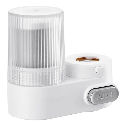 Miniatura 9 de Happybuy Filtro de agua para grifo: purificador vertical con filtro de carbono, se adapta a la mayoría de grifos de fregadero, elimina el cloro