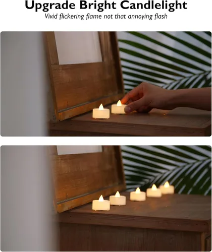 Miniatura 4 de Beichi Paquete de 100 velas LED sin llama a granel