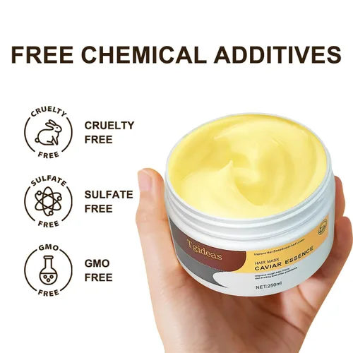 Miniatura 8 de Tgideas Mascarilla hidratante de colágeno para cabello seco dañado, tratamiento acondicionador de reparación profunda, mascarilla suave para todo
