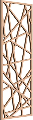 Miniatura 139 de Conway Paneles de pared decorativos de madera con calado, 9 3/8 pulgadas de ancho x 24 3/8 pulgadas de alto x 1/4 de alto, aliso