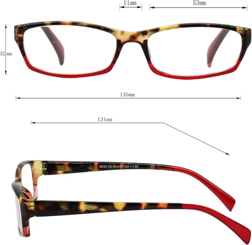 Miniatura 3 de Yogo Vision Reading Glasses 5 Pairs Fashion Ladies Quality Designed Spring Hinge Readers for Women
