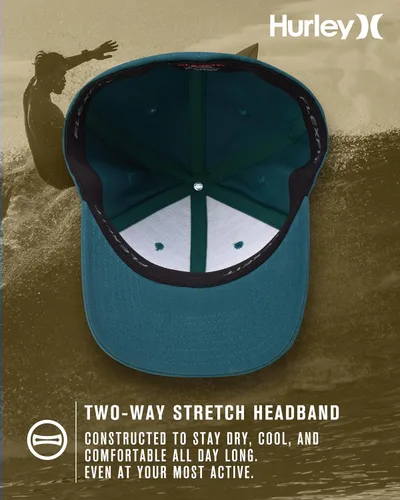 Miniatura 73 de Hurley Gorra de béisbol para hombre - Flexfit - Gorras de béisbol ajustadas para hombre (tamaños: S-XL)