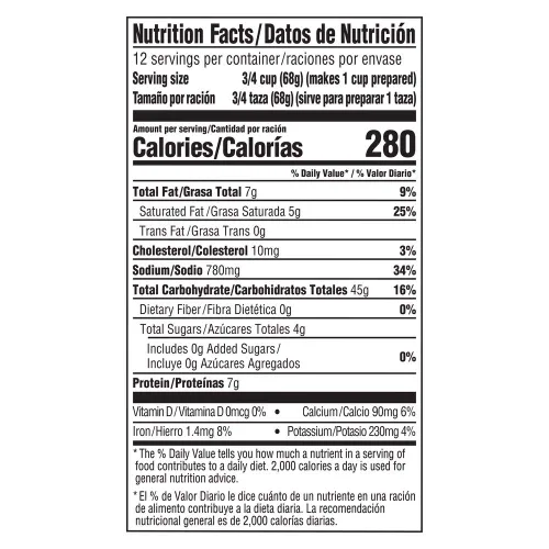 Miniatura 5 de Knorr Professional Sopa del Día Macarrones con Queso Mezcla Vegetariana, 0 g de grasas trans por porción, Solo Agregue Agua, 1 unidad (Paquete de 4)