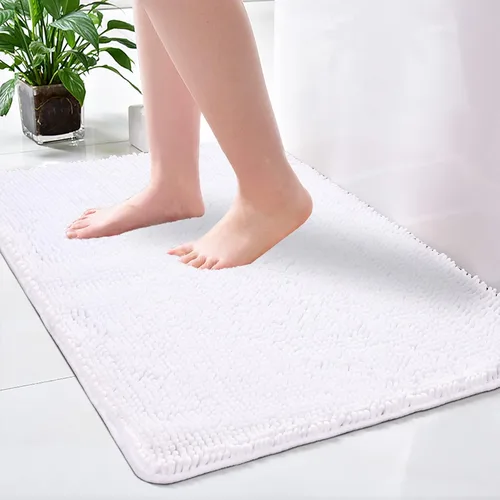 Miniatura 17 de Noahas Alfombras de baño de 20 x 30 pulgadas, tapetes de baño de felpilla de lujo suaves, antideslizantes y absorbentes, para bañera, alfombra