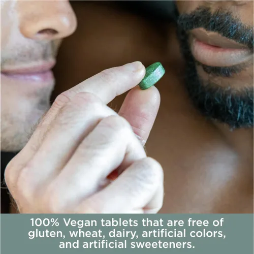 Miniatura 9 de Pure for Men Suplemento multivitamínico Energía, apoyo al estado de ánimo, huesos fuertes, antioxidantes, minerales Vitaminas A, B, C, D