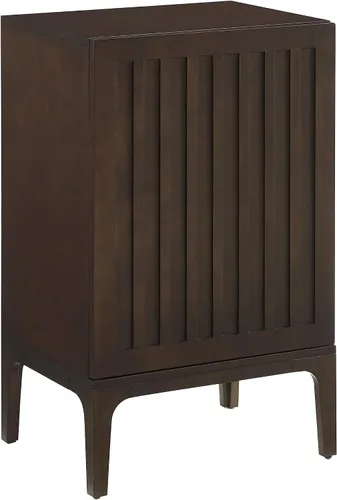 Miniatura 9 de Crosley Furniture Asher - Soporte para tocadiscos con almacenamiento para discos de vinilo, color marrón oscuro