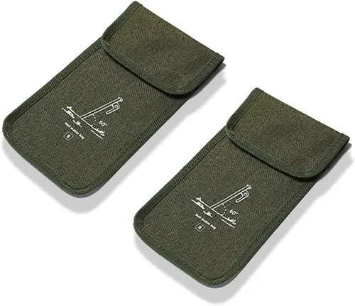Miniatura 8 de 2 bolsas de estacas para tienda de campaña (S+L) resistentes a pinchazos, bolsas de almacenamiento de clavijas de gran capacidad, bolsa impermeable
