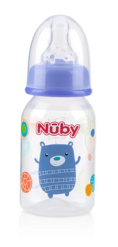 Miniatura 4 de Nuby Botella impresa antiderrames, 4 onzas, 1 paquete de 1 botella, los colores pueden variar